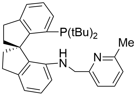 (R)-(+)-7-双(3,5-二叔丁基苯基)膦基-7'-[(6-甲基吡啶-2-基甲基)氨基]-2,2',3,3'- 四氢-1,1'-螺二茚