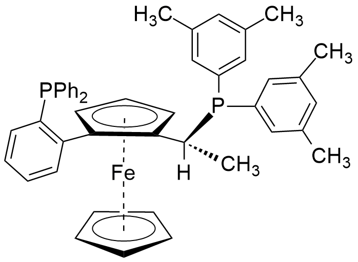 (+)-1-[2-(2'-二苯膦苯基)二茂铁基]乙基二(3,5-二甲苯基)膦