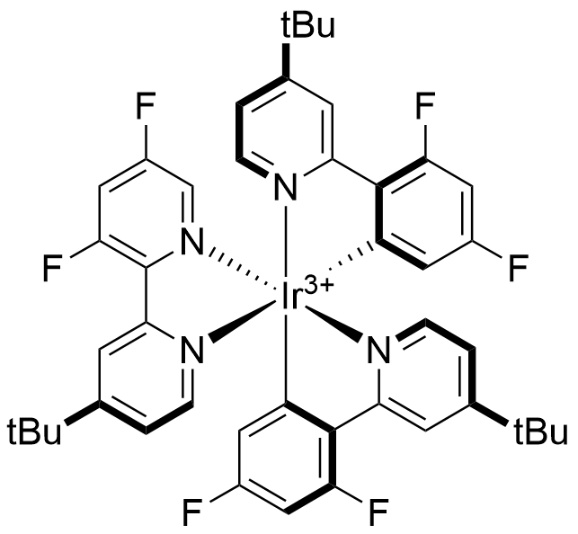 三[2-[4-(1,1-二甲基乙基)-2-吡啶基-ΚN]-3,5-二氟苯基-ΚC]铱