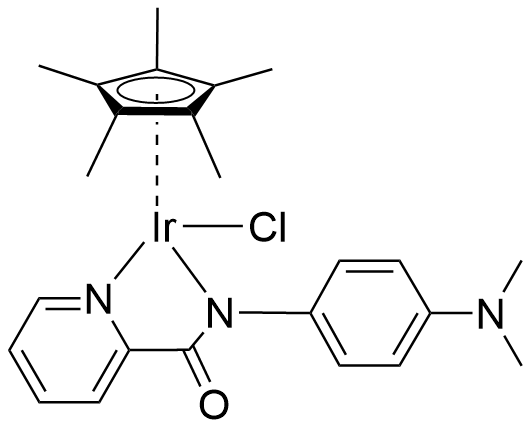 氯[N-[4-(二甲基氨基）苯基]-2-吡啶甲酰胺(五甲基环戊二烯)合铱(III)