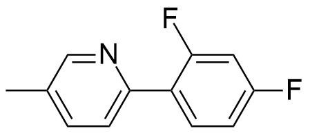 2-(2,4-Difluorophenyl)-5-methylpyridine，95%