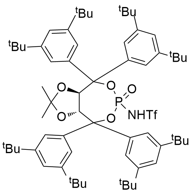 1,1,1-trifluoro-N-((3aR,8aR)-4,4,8,8-tetrakis(3,5-di-tert-butylphenyl)-2,2-dimethyl-6-oxidotetrahydro-[1,3]dioxolo[4,5-e][1,3,2]dioxaphosphepin-6-yl)methanesulfonamide