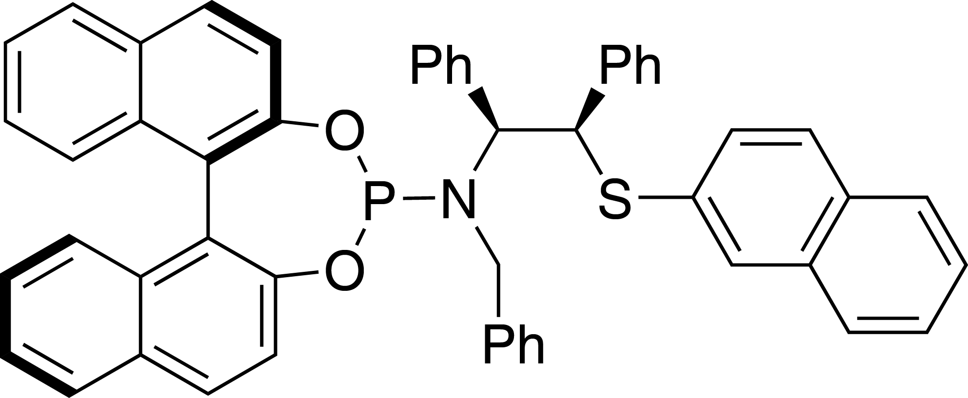 N-benzyl-N-((1S,2R)-2-(naphthalen-2-ylthio)-1,2-diphenylethyl)dinaphtho[2,1-d:1',2'-f][1,3,2]dioxaphosphepin-4-amine