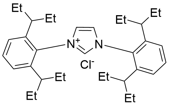 1,3-双(2,6-二(戊-3-基)苯基)-1H-咪唑-3-氯化物