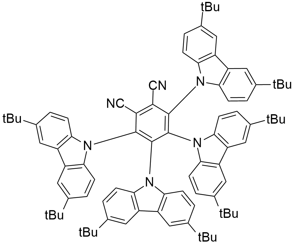 3,4,5,6-四(3,6-二叔丁基-9-咔唑基)-对苯二腈