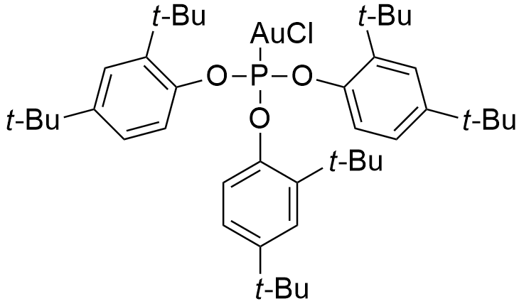 [三(2,4-二叔丁基苯基)亚磷酸]氯化金