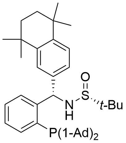 [S(R)]-N-[(S)-[2-(二金刚烷基膦)苯基](5,6,7,8-四氢-5,5,8,8-四甲基-2-萘基)甲基]-2-叔丁基亚磺酰胺