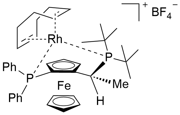(1,5-环辛二烯)-[(R)-1-[(R)-2-(二苯基膦)二茂铁基]-乙基二-叔丁基膦]铑(I)四氟硼酸盐