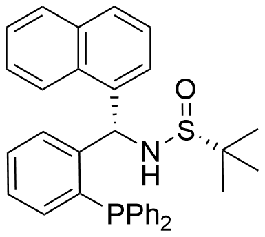 [S(R)]-N-[(S)-[2-(二苯基膦)苯基]-1-萘基甲基]-2-叔丁基亚磺酰胺