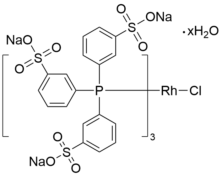 三[3,3',3''-三(磺酸基苯基)膦]氯化铑(I)九钠盐水合物