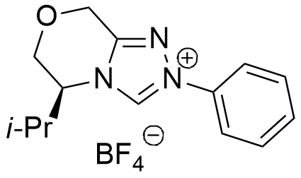 (5S)​-​5,​6-​Dihydro-​5-​(1-​methylethyl)​-​2-phenyl)​-​8H-​1,​2,​4-​triazolo[3,​4-​c]​[1,​4]​oxazinium Tetrafluoroborate