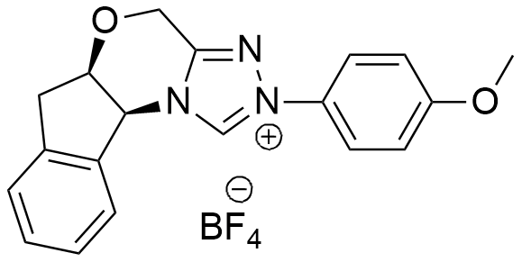 (5aR,​10bS)​-​5a,​10b-Dihydro-​2-​(4-​methoxyphenyl)​-4H,​6H-​indeno[2,​1-​b]​[1,​2,​4]​triazolo[4,​3-​d]​[1,​4]​oxazinium Tetrafluoroborate