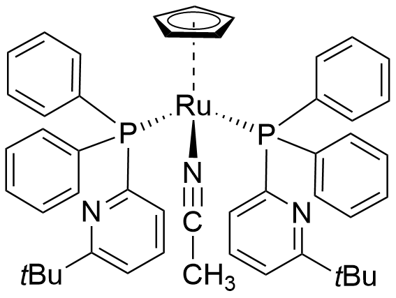 乙腈双[2-二苯基膦基-6-叔丁基吡啶]环戊二烯基钌(II)六氟磷酸盐