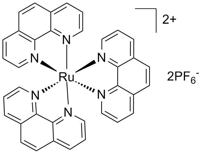 Tris(1,10-phenanthroline)ruthenium(II) Bis(hexafluorophosphate)  三(1,10-菲咯啉)钌(II)双(六氟磷酸盐)