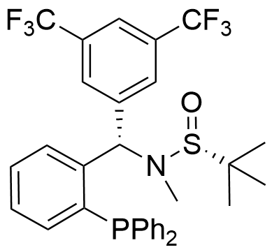 [S(R)]-N-[(S)-[3,5-双(三氟甲基)苯基][2-(二苯基膦)苯基]甲基]-N-甲基-2-叔丁基亚磺酰胺