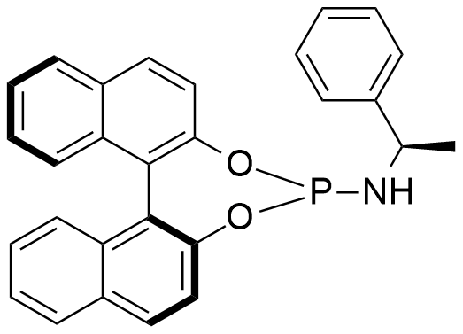 (S)-(+)-(3,5-二氧杂-4-磷杂环庚二烯并[2,1-a:3,4-a']二萘-4-基)-(1-苯基乙基)胺