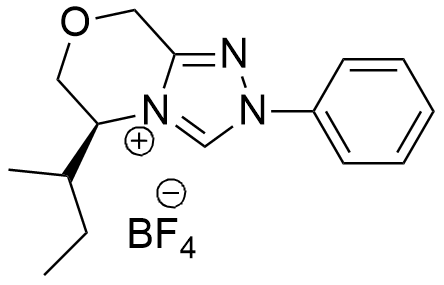 (5S)​-​5,​6-​Dihydro-​5-​(1-​methylpropyl)​-​2-​phenyl-​8H-​1,​2,​4-​triazolo[3,​4-​c]​[1,​4]​oxazinium Tetrafluoroborate