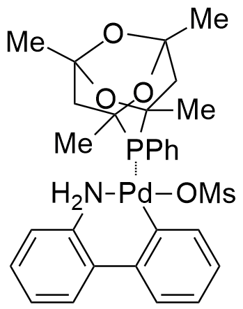 [(1,3,5,7-四甲基-6-苯基-2,4,6-三氧杂-6-膦金刚烷基)-2-(2′-氨基-1,1′-联苯)]钯(II) 甲磺酸