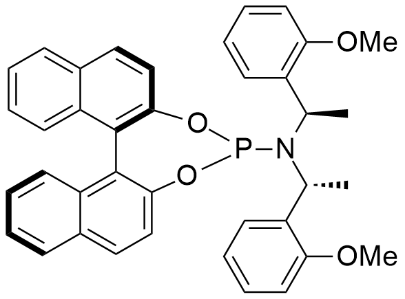 (11bR)-N,N-双[(R)-(-)-1-(2-甲氧基苯基)乙基]二萘并[2,1-D：1',2'-f][1,3,2]二氧磷杂七环-4-胺