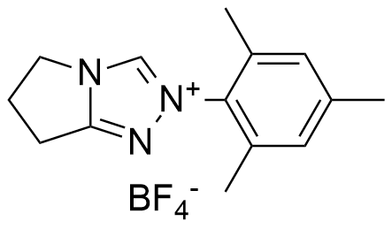 6,7-dihydro-2-(2,4,6-trimethylphenyl)-5HPyrrolo[2,1-c]-1,2,4-triazolium tetrafluoroborate