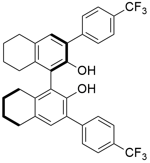 (R)​-5,​5',​6,​6',​7,​7',​8,​8'-​Octahydro-​3,​3'-​bis[4-​(trifluoromethyl)​phenyl]​-[1,​1'-​binaphthalene]​-​2,​2'-​diol