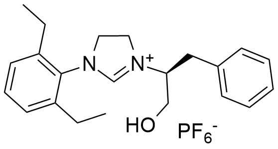 (S)-1-(2,6-diethylphenyl)-3-(1-hydroxy-3-phenylpropan-2-yl)-4,5-dihydro-1H-imidazol-3-ium hexafluorophosphate(V)