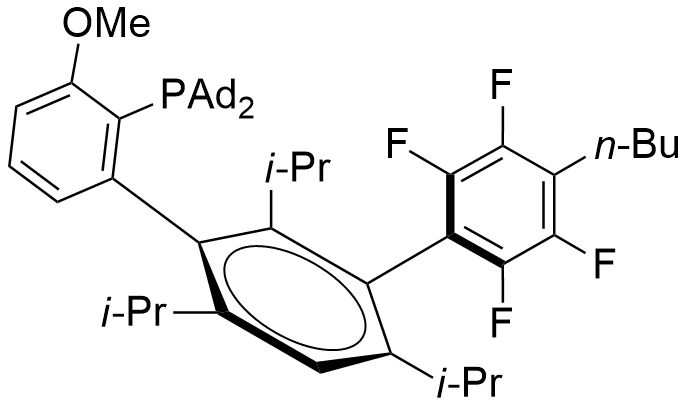 6-甲氧基-2-{2,4,6-三异丙基-3-[(2,3,5,6-四氟-4-丁基)苯基]苯基}二金刚烷基膦