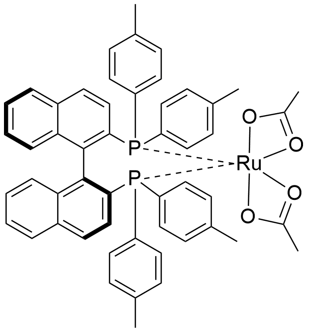 二乙酸根[(S)-(-)-2,2'-双(二-对甲苯基膦)-1,1'-联萘]钌(II)