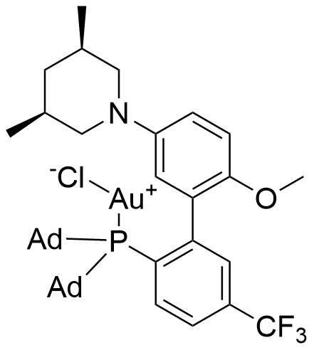 [rel-(3R,5S)-1-[2'-[双(三环[3.3.1.13,7]dec-1-yl)膦基-κP]-6-甲氧基-5'-(三氟代甲基)[1,1'-联苯]-3-yl]-3,5-二甲基哌啶]三苯基磷氯金