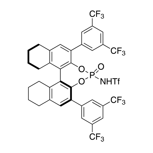N-​[(11bS)​-​2,​6-​Bis[3,​5-​bis(trifluoromethyl)​phenyl]​-​8,​9,​10,​11,​12,​13,​14,​15-​octahydro-​4-​oxido-dinaphtho[2,​1-​d:1',​2'-​f]​[1,​3,​2]​dioxaphosphepin-​4-​yl]​-​1,​1,​1-​trifluoromethanesulfonamide