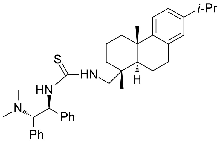 N-[(1S,2S)-2-(Dimethylamino)-1,2-diphenylethyl]-​N'-​[[(1R,​4aS,​10aR)​-​1,​2,​3,​4,​4a,​9,​10,​10a-​octahydro-​1,​4a-​dimethyl-​7-​isopropyl​-​1-​phenanthrenyl]​methyl]​thiourea