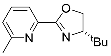吡啶，2-[(4S)-4-(1,1-二甲基乙基)-4,5-二氢-2-恶唑基]-6-甲基-(9CI, ACI)