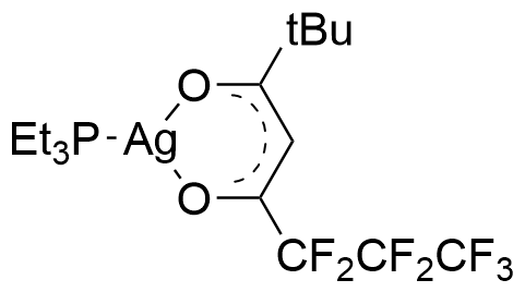 三乙基膦(6,6,7,7,8,8,8-七氟-2,2-二甲基-3,5-辛二酮)银(I)