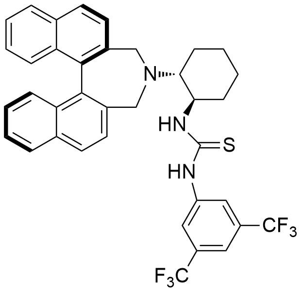 N-[3,5-双(三氟甲基)苯基]-N’-[(1R,2R)-2-[(11bR)-3,5-二氢-4H-联萘并[2,1-c:1’,2’-e]氮杂卓-4-基]环己基]硫脲