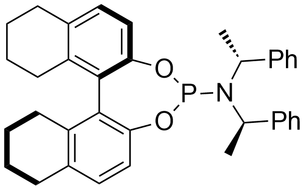 (11bR)-N,N-bis((R)-1-苯基乙基)-8,9,10,11,12,13,14,15-十氢二萘[2,1-d:1',2'-f][1,3,2]二氧膦杂-4-胺