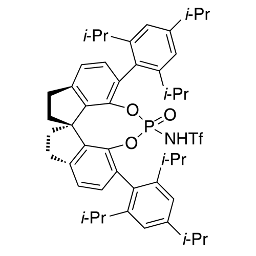 1,​1,​1-​Trifluoro-​N-​[(11aR)​-​10,​11,​12,​13-​tetrahydro-​5-​oxido-​3,​7-​bis(2,​4,​6-​trisisopropylphenyl)​diindeno[7,​1-​de:1',​7'-​fg]​[1,​3,​2]​dioxaphosphocin-​5-​yl]​methanesulfonamide