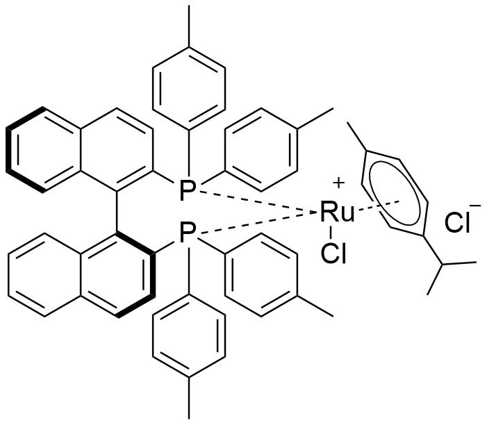 [(S)-(-)-2,2'-双(二-对甲苯基膦)-1,1'-联萘](对-异丙基甲苯)二氯钌(II)