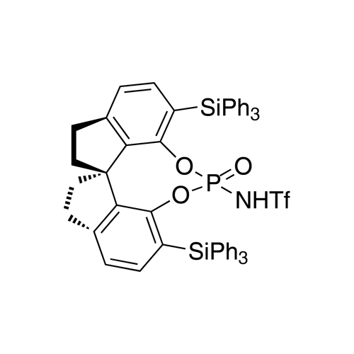 1,​1,​1-​Trifluoro-​N-​[(11aR)​-​10,​11,​12,​13-​tetrahydro-​5-​oxido-​3,​7-​bis(triphenylsilyl)diindeno[7,​1-​de:1',​7'-​fg]​[1,​3,​2]​dioxaphosphocin-​5-​yl]​methanesulfonamide