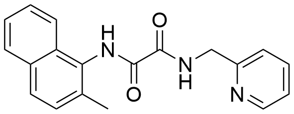 N1-(2-甲基-1-萘基)-N2-(2-吡啶基甲基)-乙二胺