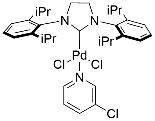 [1,3-双(2,6-二异丙基苯基)-2-咪唑亚基](3-氯吡啶基)二氯化钯(II)