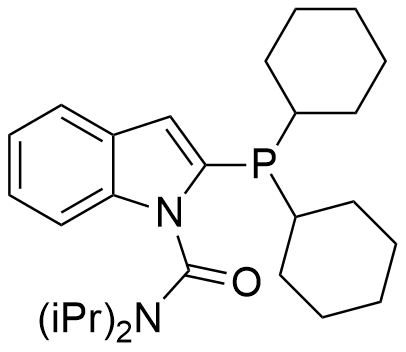 2-（二环己基膦基）-N，N-双(1-甲基乙基)-1H-吲哚-1-甲酰胺