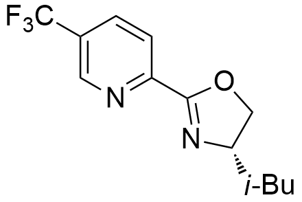 2-​[(4S)​-​4-Isobutyl​-​4,​5-​dihydro-​2-​oxazolyl]​-​5-​(trifluoromethyl)​pyridine