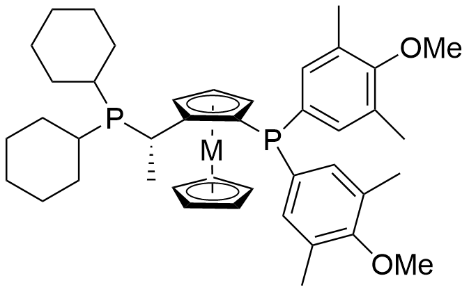 (S)-(+)-1-{(Rp)-2-[双(3,5-二甲基-4-甲氧基苯基)膦基]二茂铁}乙基二环己基膦