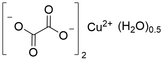 草酸铜 (II) 半水合物