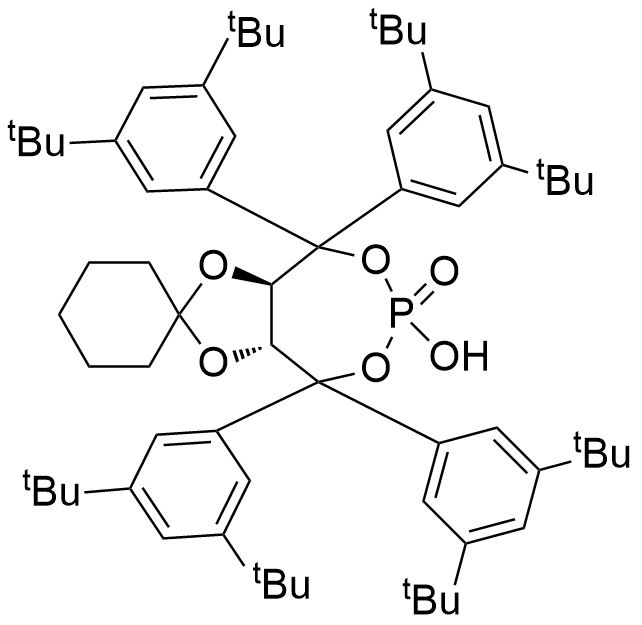 (3a'R,8a'R)-4',4',8',8'-tetrakis(3,5-di-tert-butylphenyl)-6'-hydroxytetrahydrospiro[cyclohexane-1,2'-[1,3]dioxolo[4,5-e][1,3,2]dioxaphosphepine] 6'-oxide