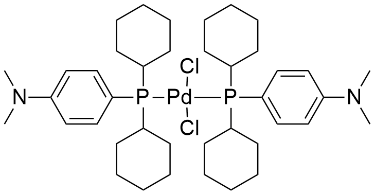 双[(二环己基)(4-二甲基氨苯基)膦]氯化钯(II)