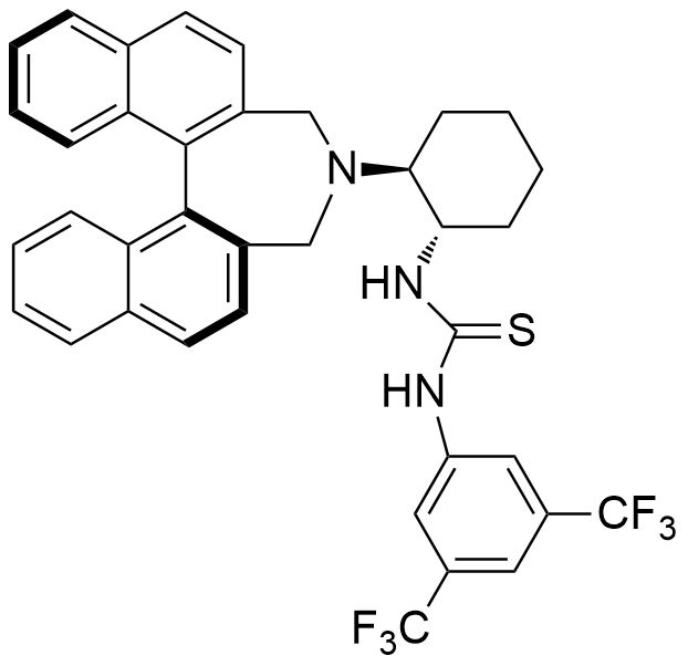 N-[3,5-双(三氟甲基)苯基]-N’-[(1S,2S)-2-[(11bS)-3,5-二氢-4H-联萘并[2,1-c:1’,2’-e]氮杂卓-4-基]环己基]硫脲
