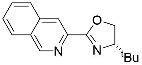 异喹啉，3-[(4S)-4-(1,1-二甲基乙基)-4,5-二氢-2-恶唑基]-(ACI)