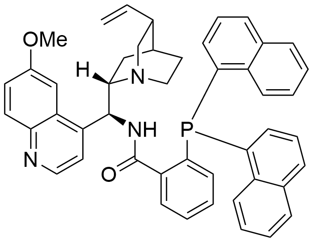 Benzamide, 2-(di-1-naphthalenylphosphino)-N-[(8α,9S)-6′-methoxycinchonan-9-yl]- (ACI)