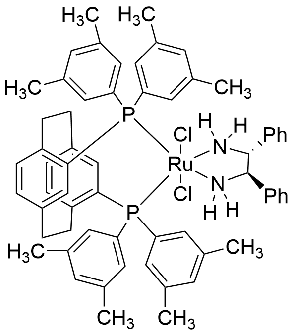 二氯[(S)-(+)-4,12-双(二(3,5-二甲苯基)膦基)-[2.2]-对环烷][(1R,2R)-(+)-1,2-二苯基乙二胺] 钌(II)